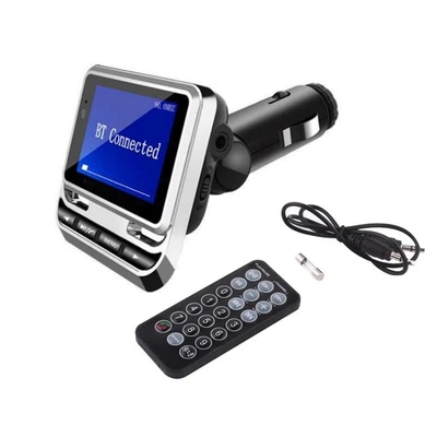 Car Bluetooth FM Radio Transmitter Cigarette Lighter Radio Music Adapter - Bild 1 von 4