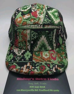 5 Panel Camper Hat - Hatphile Multicolor Geo Pattern/ tribal - Picture 1 of 7