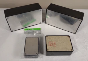 Electronics Enclosure Hobby Boxes Plastic & Aluminum Lot of 4 - NEW - Picture 1 of 24