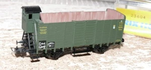 V1 Trix International 23604 offener Güterwagenmit Bhs Bayern Spur HO - Bild 1 von 2
