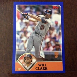 Archivos Topps 2023 #213 Will Clark Gigantes de San Francisco - Imagen 1 de 2