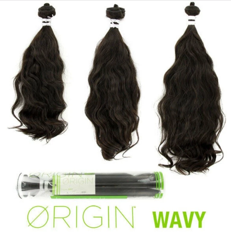 Cabello humano exterior 100 % sin procesar para tejido - ORIGEN ONDULADO Foto 1 de 1