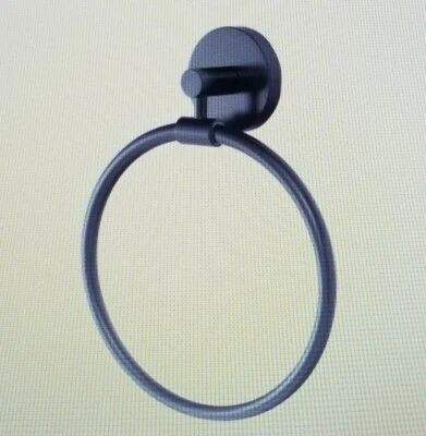 Speakman Neo Wall-Mount Towel Ring in Matte Black SA-2004-MB * - Image 1 of 2