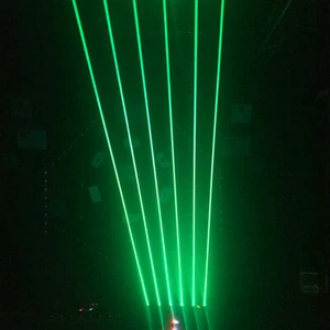 6-Eye Green Laser Beam Bar Light beam stage effect moving head Disco laser light - Picture 1 of 5