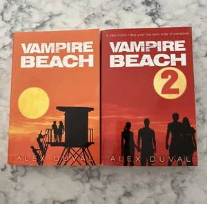 Vampire Beach 1 & 2 By Alex Duval Paperback Bloodlust Initiation Ritual & Legacy - Picture 1 of 11