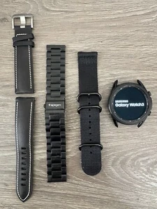 Samsung Galaxy Watch 3 R840 Bluetooth 45mm Stainless Steel - 3 Bands Included - Picture 1 of 13