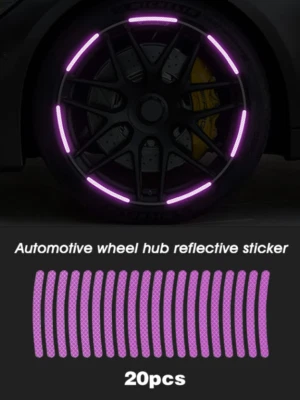 20pcs Reflective Car Stickers – Durable, High‑Visibility Safety Decals-NEW Foto 1 de 4