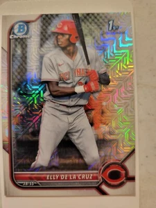 2022 Bowman Cromado Mega Caja Elly De La Cruz 1er Prospect Mojo Refractor #BCP-50 - Imagen 1 de 10