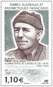 fsat 2022 taaf antarctic claude PIERI marine amiral 1922 2002 administrator 1v - Picture 1 of 1