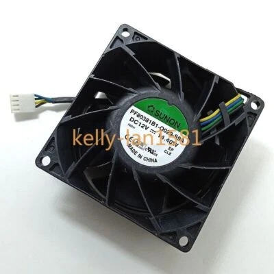 100% Test 1pc SUNON PF80381B1-Q029-S9A 8CM 8038 12V 14.40W 4-wire Cooling Fan - Image 1 of 3