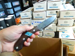 CONDOR CUTLERY THE BLUE RIVER KNIFE 9 1/4" WALNUT & TURQUOISE HANDLE 1095 BLADE - Picture 1 of 15