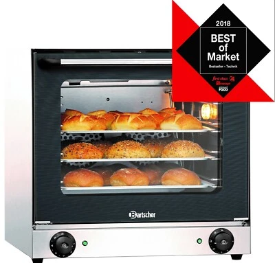 Heißluftofen Heißluft Backofen Ofen Edelstahlverkleidung Bartscher A120786 AT90 - Bild 1 von 4