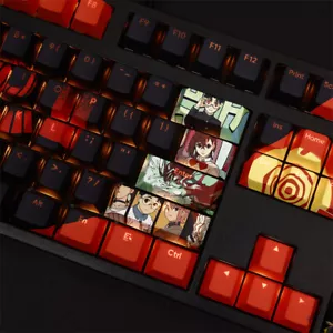 Ayase Momo Dandadan Theme Keycaps PBT 108 Keys For Cherry MX Keyboard - Picture 1 of 5