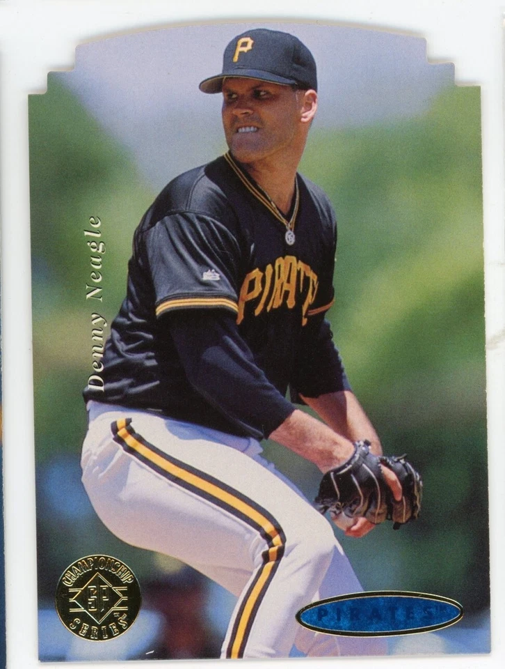 1995 SP Championship Series Die-Cut Denny Neagle #80 - Image 1 of 2