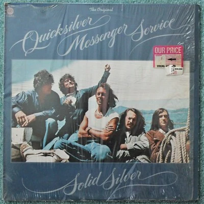 Quicksilver Messenger Service Solid Silver 1975 1st Press NM/NM- Shrink - Image 1 of 4