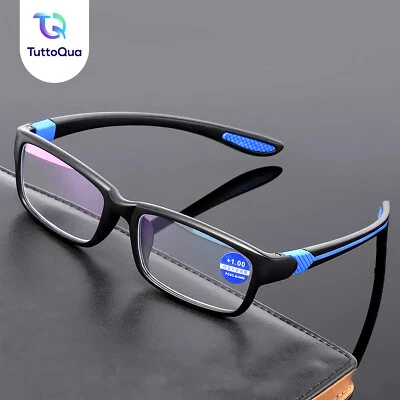 OCCHIALI DA VISTA UOMO DONNA LETTURA PRESBIOPIA SCEGLI LE DIOTTRIE E COLORI - Immagine 1 di 4