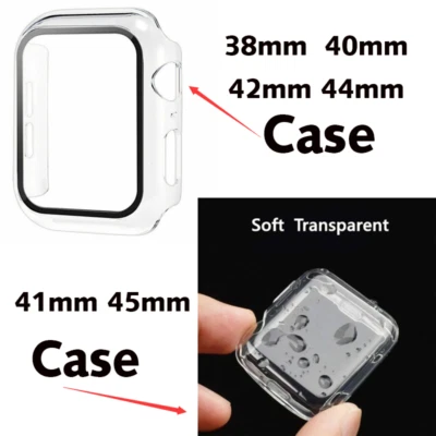 Apple Watch SE 7 6 5 4 3 38-45毫米 不锈钢 iWatch 表带+表壳 钻石表带 — 第 1/4 张图片