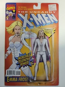 Uncanny X-Men #600 Marvel 2015 Emma Frost Action Figure Variant 9.4 Near Mint - Picture 1 of 2