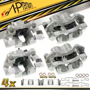 4x Front & Rear Brake Calipers w/ Bracket for Jeep Grand Cherokee WJ 1999-2004 - Foto 1 di 6