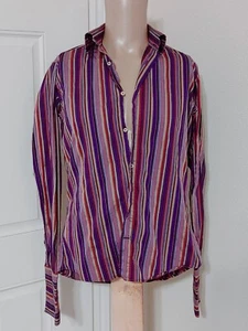 Rock N Roll Vision Dragonfly Live Men Multicolor Cotton Button Down Shirt Size S - Picture 1 of 7