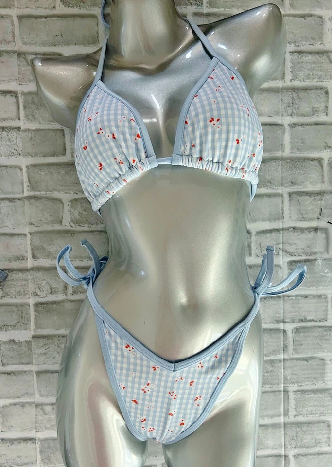 Bikinis ROSA by Frankies Slide Bikini Top y Corbata Lateral Parte Inferior Descarada 2 Piezas Talla M Foto 1 de 4