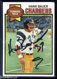 Hank Bauer signed Autogramm Auto 1979 Topps Karte #499 - Bild 1 von 1