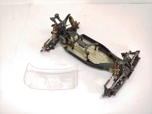 Kyosho Ultima RB6 1/10 2wd Buggy Roller Slider Chassis Used (No Servo Mounts) - Picture 1 of 9