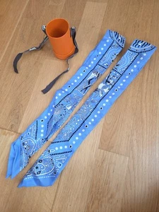 Hermes Twilly Set For Birkin/Kelly Bandana Light Blue Entre Ciel Er Mer - Bild 1 von 8