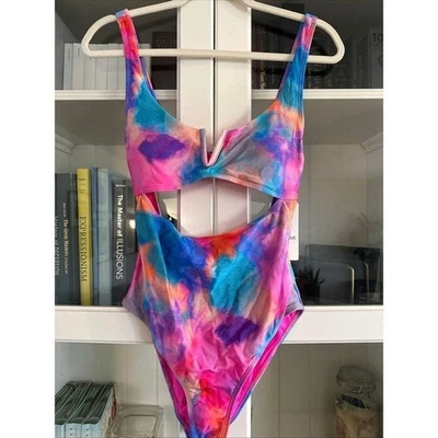 Body Glove Women's Eli One Piece Swimsuit With V-wire Neckline NEW SIZE LARGE - Image 1 of 4