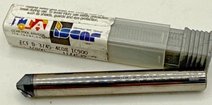 Iscar ECF D-3/45-4C08 IC900 8mm 4 Flöte AlTiN beschichtet 90° inkl. Fasenschaftfräser - Bild 1 von 4