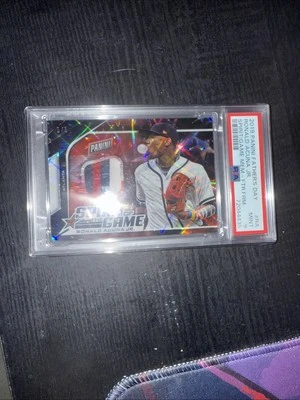 2019 Panini Father’s Day Ronald Acuna Jr. Spirit Game Mem /5 #RA  - Image 1 of 4