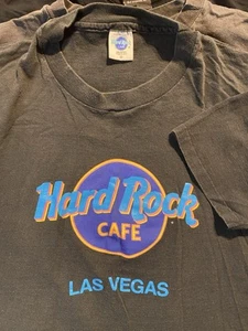 Hard Rock Café T-Shirt Las Vegas Vintage 90s Single Stitch Size XL (44x26) - Imagen 1 de 6
