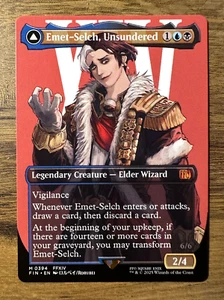 Magic MTG Final Fantasy Emet-Selch, Unsundered #394 *NON-FOIL* Borderless Mythic - Bild 1 von 2