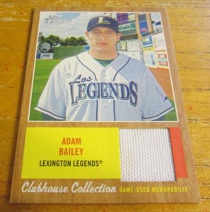 Adam Bailey 2011 Topps Heritage Minors Clubhouse Collection Relics #AB Astros