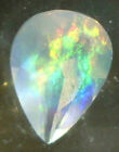 1.34ct Faceted Mexican Precious Conta Luz Fire Opal With Color Play Pear SPECIAL