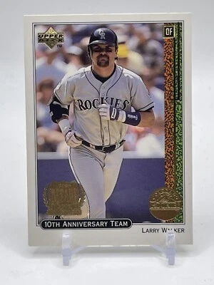 Larry Walker #X29 1999 Upper Deck 10th Anniversary Team HOF Colorado Rockies E4 - Image 1 of 2