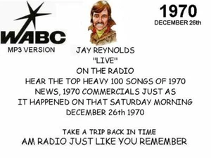 JAY REYNOLDS 77 WABC AIRCHECK DECEMBER 26, 1970 RADIO SHOW - Picture 1 of 1
