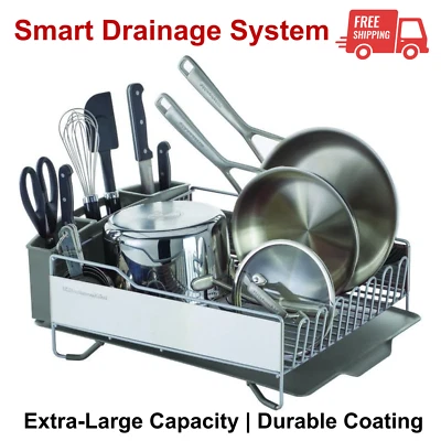 KitchenAid Large Capacity, Full Size, Rust Resistan Dish Rack with Self Draining - Image 1 of 4