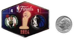 Celtics Pins Boston Celtics Pin 2024 HARD TO FIND FINALS VS SCORE GAMES NBA Pin - Picture 1 of 1