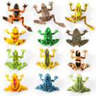 12pcs Mini Plastic Frog Figures Set Rainforest Character Toys for Kids