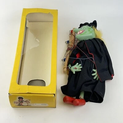 Vintage Boxed Pelham Puppet SL Wicked Witch 30cm 12” - Image 1 of 4