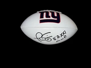 PHIL SIMMS Signed NEW YORK GIANTS LOGO FOOTBALL QB SUPER BOWL MVP JSA 2 - Picture 1 of 2