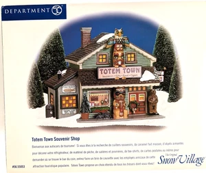 Dept 56 Snow Village TOTEM TOWN SOUVENIR SHOP *NIB* 55053 *COLLECTOR'S PIECE* - Picture 1 of 5
