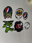Lot of 6 GRATEFUL DEAD LAPEL & HAT PINS buttons as pictured Syf