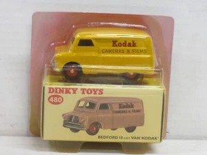 Bedford 10 cwt furgone furgone "Kodak" in scatola gialla Dinky 480 / Atlas circa 1:50 - Foto 1 di 4