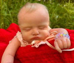 Reborn Baby Puppe Wiedergeburt Original Zertifikat Rosalie by Olga Auer - Bild 1 von 14