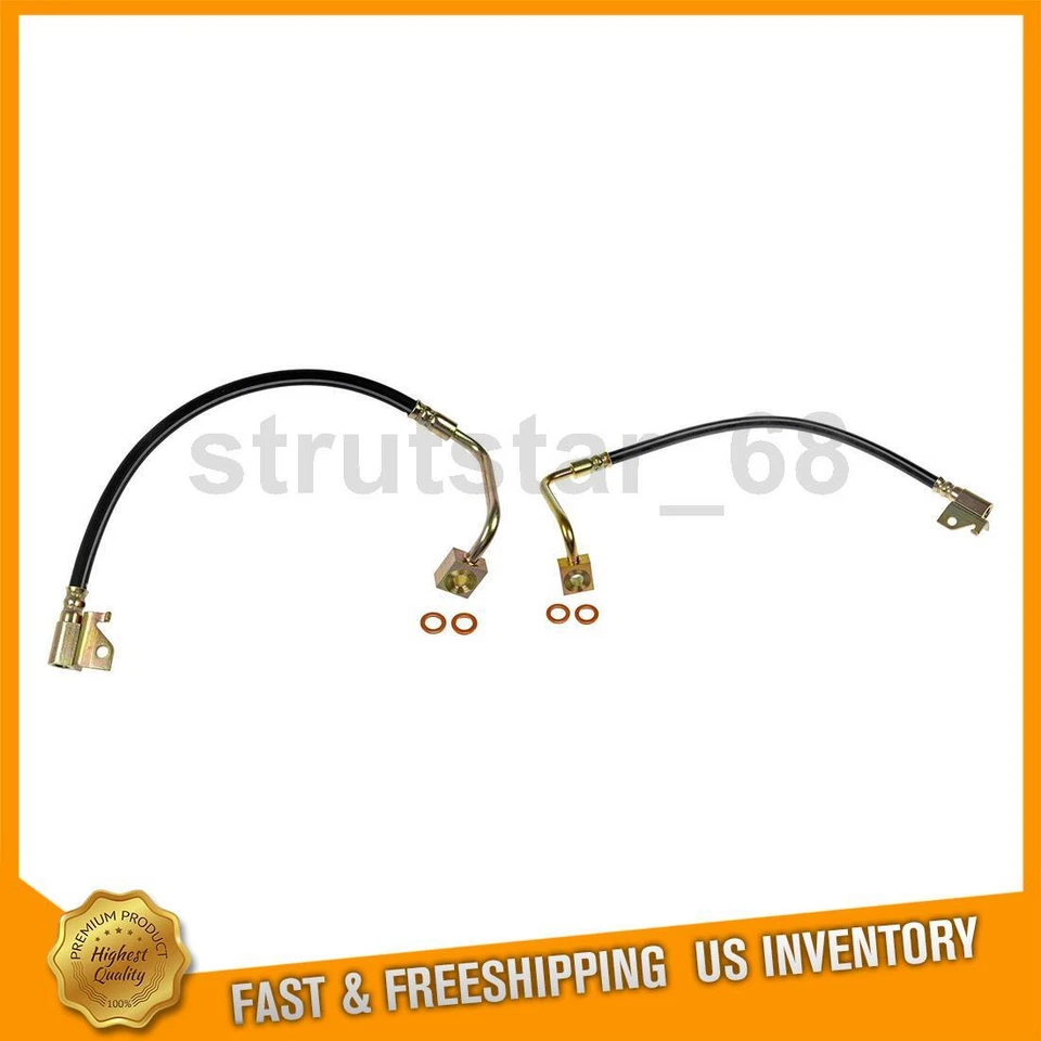 2 mangueras de freno delanteras para Jeep Grand Cherokee 2005 Foto 1 de 4