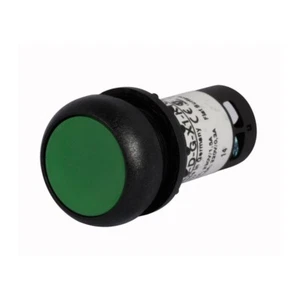 Eaton C22S-DR-G-K10 22mm Green Pushbutton, Maintained 1NO, Non-Illuminated - Picture 1 of 3