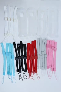 NINTENDO WII CONTROLLER REMOTE SILICONE COVER WRIST STRAP BUNDLES 2 PACK 4 PACK - Picture 1 of 13