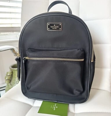 Kate Spade New York Wilson дороги маленький Bradley нейлона кожаный рюкзак новый без ЯРЛЫКОВ - Изображение 1 из 4